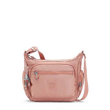 Kipling Gabbie Small Metallic Crossbody Väska Rosa | SE 2073TC